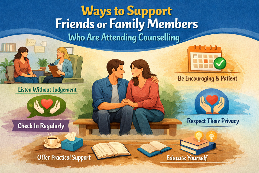 Ways to Support Friends or Family Members Who Are Attending Counselling